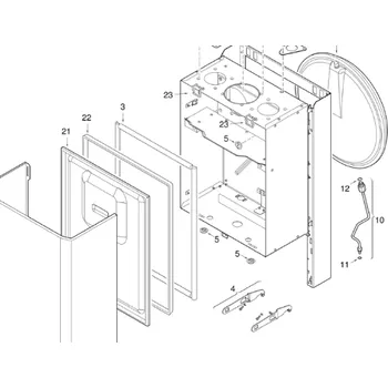 Kotel Junkers Nosič - sada Junkers 87080061300