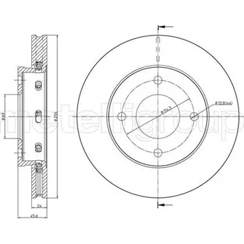 Brzdový kotouč Brzdový kotouč METELLI 23-0623C