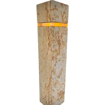 Přírodní kámen Zahradní kamenná lampa 100x20x20 (Exkluzivní kamenná lampa z přírodního pískovce)