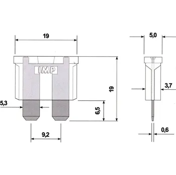 Autopojistky Nožová pojistka 4A