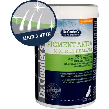 Krmivo pro psa DR. CLAUDER'S PIGMENT AKTIV MÖHREN PELLETS 600G 31601010