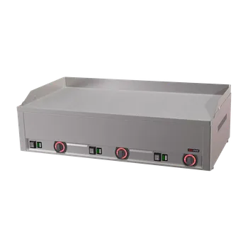 Kuchyňský gril Grilovací deska 97x48 elektrická durable chrom hladká stolní 400 V | REDFOX - FTHC 90 E