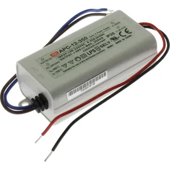 spínaný zdroj Mean Well APC-12-350 napájecí zdroj 350mA IP42