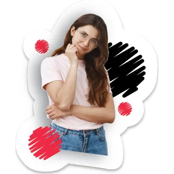 Dortová svíčka Personal Personalizovaný zápich na dort - Tečkovaná oslava