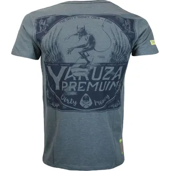 Pánská móda Triko Yakuza Premium Dirty Money Supplier - tmavě šedé, 4XL