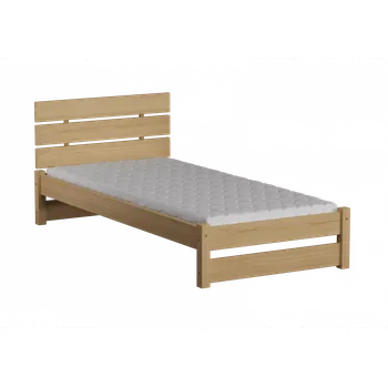 Dětská postel Dřevěná postel MB 1 100x200 cm borovice masiv