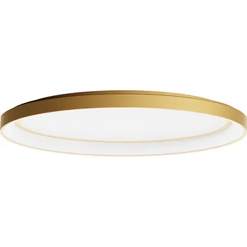 Redo 01-3807 Nobu, oválné zlaté stropní svítidlo LED 60W 3000/4000K, 60x40cm, tříkrokové stmívání