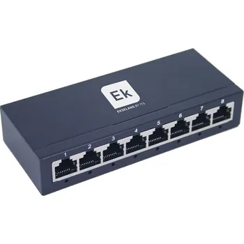 Switch ITS Partner out, Business solutions, s.l. ITS SW8 M - Switch Ethernet 8 portů, 10/100/1000 Mbps, kovové provedení