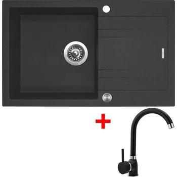 Kuchyňský dřez Akční Sinks LINEA 780 XC Granblack + POLO GR