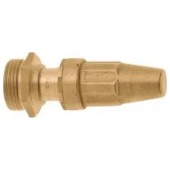 Hadicová spojka GEKA PLUS MS AG - mosazná rychlospojka vnější z. AG 3/4", JS 13, *tryska 5 mm