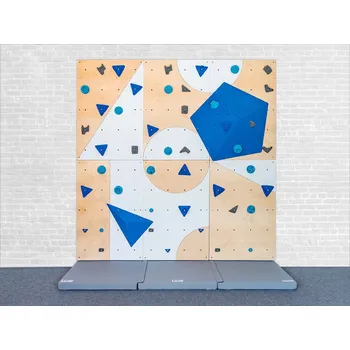 Úchyt pro horolezeckou stěnu Lezecká stěna do dětského pokoje BLOCKids 6 + lezecké chyty Barva úchytů: Modrá