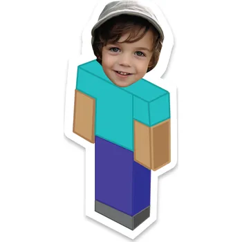 Party dekorace Personal Personalizovaný zápich na tortu - Minecraft