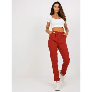 Dámské tepláky AURORA tmavě oranžové