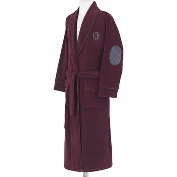 Pánský župan Soft Cotton Pánský župan LUXURY, Bordó, 420 g / m², Česaná prémiová bavlna 100% RICH SOFT, Dlouhý - vel. S