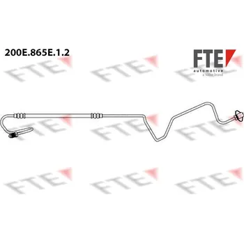Brzdový systém Brzdová hadice FTE 9240375