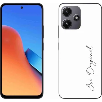 Pouzdro na mobilní telefon Gelový kryt mmCase na Xiaomi Redmi 12 5G - jsi originál bílé pozadí