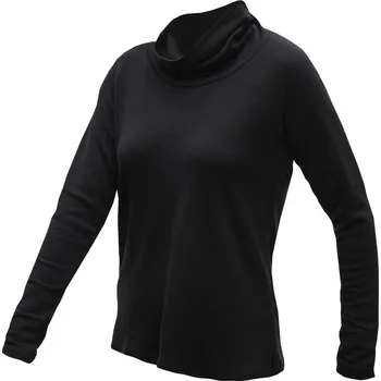 SENSOR MERINO BLEND dámské triko dl.rukáv rolák černá Velikost: M
