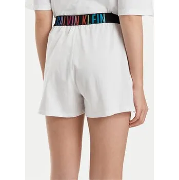 Dámské spodní prádlo Calvin Klein Underwear Šortky z materiálu 000QS7194E Bílá Relaxed Fit S