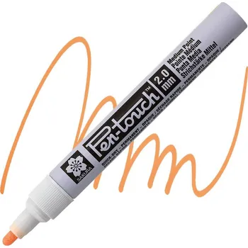 Laková fixa SAKURA Pen Touch FLUORESCENT 2mm, oranžová