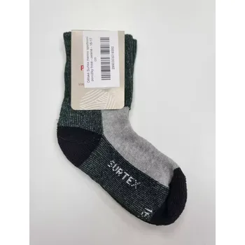 Pánské ponožky Dětské Surtex merino sportovní ponožky froté - zelené 16-17 cm