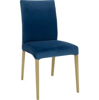 Nábytek Drewmax Čalouněná jídelní židle KT194, buk (Barva dřeva: Přírodní (lakovaná), Potah: Ekokůže)