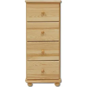 Komoda Drewmax Komoda KD112, 40x100x47, borovice (Barva dřeva: Přírodní (lakovaná))