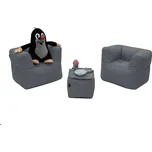 Textilní dětská modulová sestava MODULTEX KIDS pro 2 osoby (šedá)