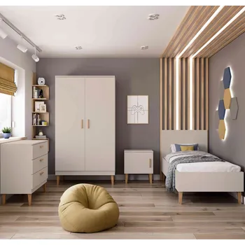 Postel Kocot Kids Dětský pokoj Kubi béžový - postel 180 x 80 cm