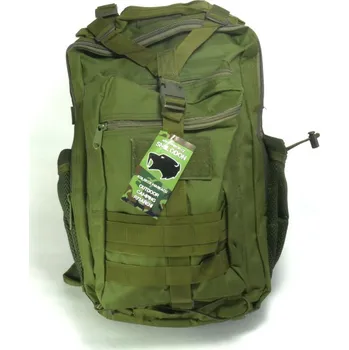 Batoh maskáčový, army zelená, 26x23x47cm, Smilodon