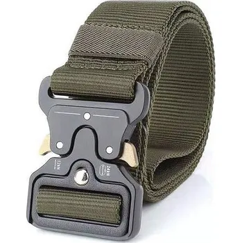 Opasek Opasek klasik, zelená, 3,8x125cm, Smilodon