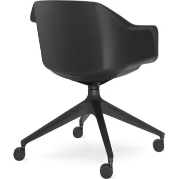 Plastové křesílko Riva RI-01,F02-BL černý kříž RI-01,F02-BL