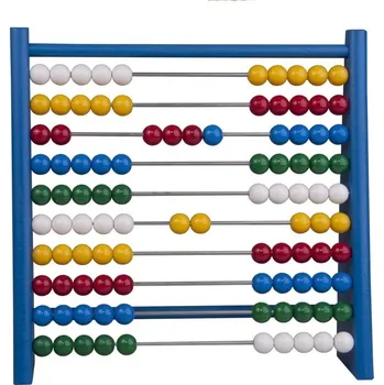 Dětské počítadlo Detoa Počítadlo dřevěné modré půlené