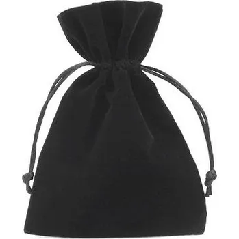 Dárkový pytlík 12x17 cm sametový Varianta: 1 černá, Balení: 1 ks