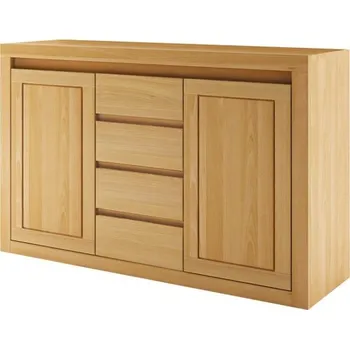 Nábytek Drewmax Komoda KD409, 140x90x41, buk (Barva dřeva: Lausane)