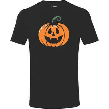 Chlapecké tričko ON-DESIGN Dětské tričko Halloween dýně Velikost: 110 cm/4 roky, Barva: černá