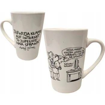 Hrnek Ambition Andrzej Mleczko porcelán 370 ml