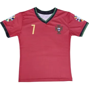 Fotbal Numberoplus Dětské fotbalové tričko Portugalsko 2024 Home Stadium - Ronaldo CR7 Velikost: 13 let (vel.152)