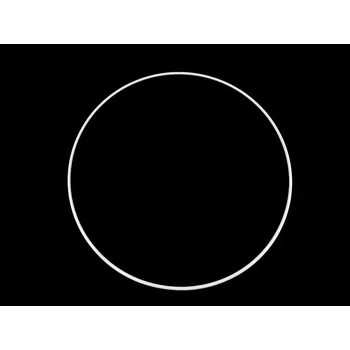 Lapač snů Kovový kruh na lapač snů - průměr 41 cm, bílý