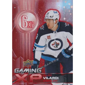 Sběratelská karetní hra insert karta GABE VILARDI 24-25 UD Ser. 1 Gaming XP číslo GXP-19