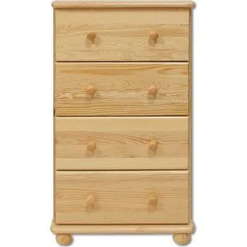 Komoda Drewmax Komoda KD111, 55x100x47, borovice (Barva dřeva: Přírodní (lakovaná))