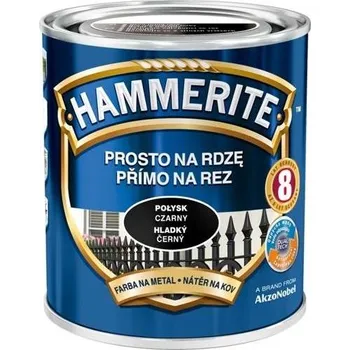 barva na kov Hammerite přímo na rez hladký 0,7 l
