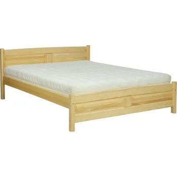 Nábytek Drewmax Dřevěná postel LK104, 180x200, borovice (Barva dřeva: Olše)