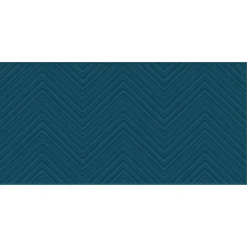 Dlažba Blue chevron mat rekt. - obkládačka rektifikovaná 30x60 modrá mat 169017