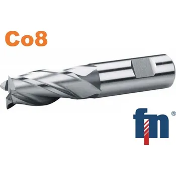 Fréza Fréza válcová čelní 6x13mm 4bř. HSS Co8 weldon , 1 zub přes střed , typ N 120518.060