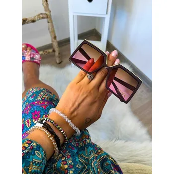 Sluneční brýle Dámské bordó sluneční brýle