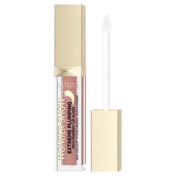 Lesk na rty Eveline Cosmetics Wonder Show lesk na zvětšení rtů 02 dream nude, 6,8 ml