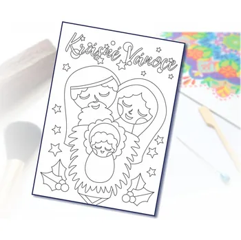 Radost v písku Šablona na pískování krásné vánoce Ježíšek A6