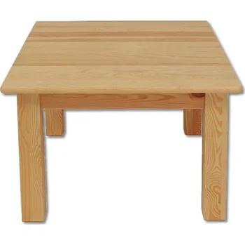 Konferenční stolek Drewmax Konferenční stůl ST109, 76x46x76, borovice (Barva dřeva: Přírodní (lakovaná))