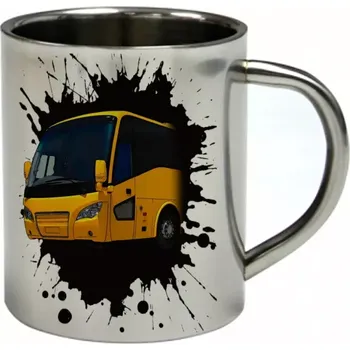 SCANIA A30 nerezový hrnek s autobusem (hrnek nerezový dvouvrstvý)