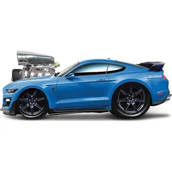 autíčko Maisto - Muscle Machines - 2020 Mustang Shelby GT500, modrý, 1:64